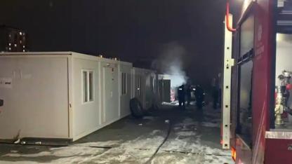 KONTEYNER YANGININDA MADDİ HASAR OLUŞTU