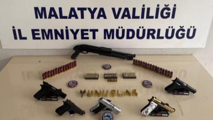 MALATYA’DA RUHSATSIZ SİLAH OPERASYONU YAPILDI