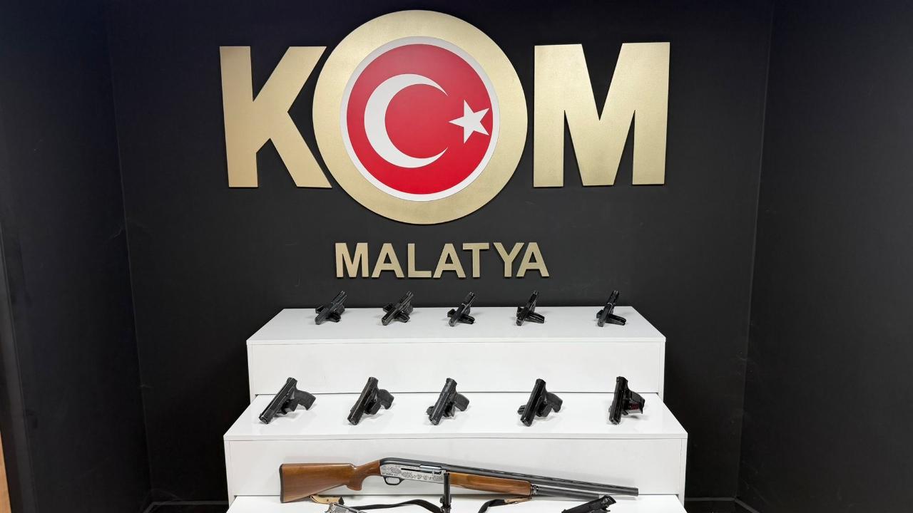MALATYA’DA RUHSATSIZ SİLAH OPERASYONU YAPILDI