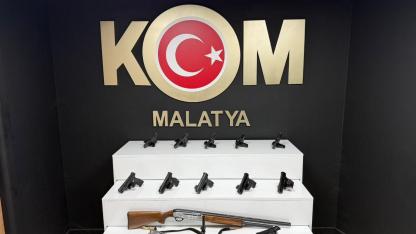 MALATYA’DA RUHSATSIZ SİLAH OPERASYONU YAPILDI