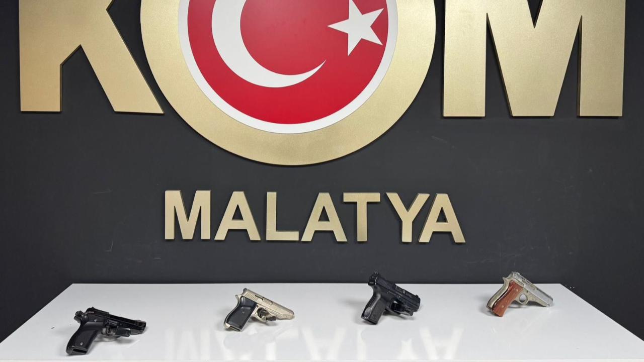MALATYA’DA RUHSATSIZ SİLAH OPERASYONU YAPILDI
