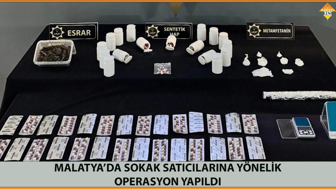 MALATYA’DA SOKAK SATICILARINA YÖNELİK OPERASYON YAPILDI