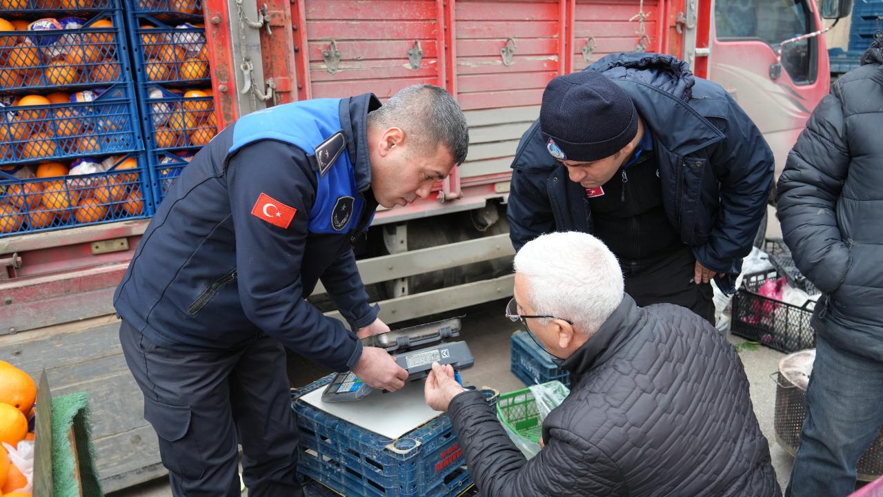 SEMT PAZARLARINDA ÖLÇÜ VE TARTI DENETİMİ YAPILDI