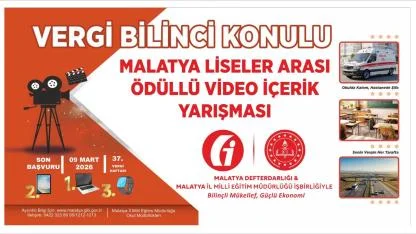 “VERGİ BİLİNCİ KONULU VİDEO İÇERİK YARIŞMASI” YAPILACAK