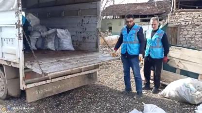 64 AİLEYE KÖMÜR DESTEĞİ VERİLDİ