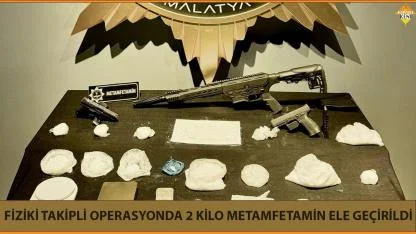 FİZİKİ TAKİPLİ OPERASYONDA 2 KİLO METAMFETAMİN ELE GEÇİRİLDİ