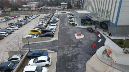 BATTALGAZİ DEVLET HASTANESİ OTOPARKI YENİLENDİ