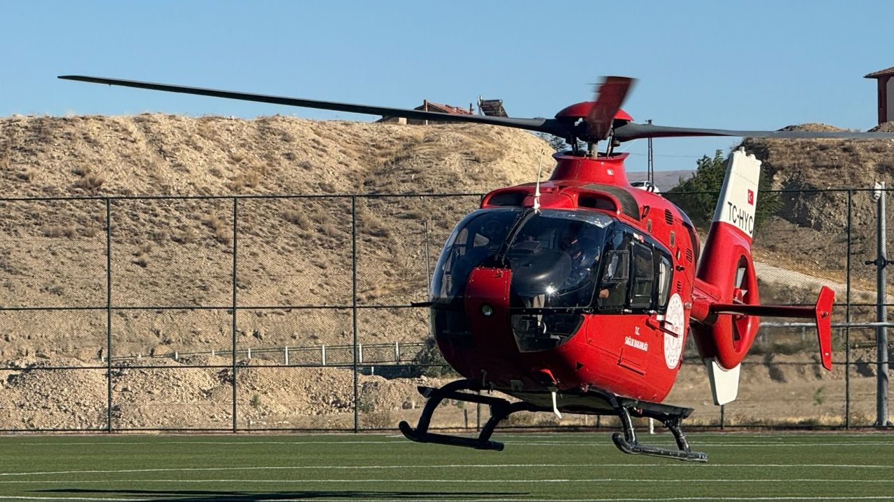 Ambulans Helikopter Can Kurtarmaya Devam Ediyor
