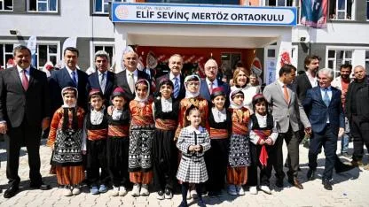 Elif Sevinç Mertöz Ortaokulu Hizmete Açıldı