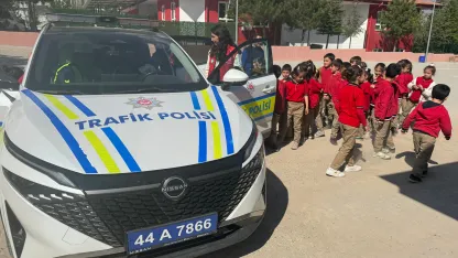 Doğanşehir’de öğrencilere trafik bilinci aşılandı