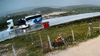 Doğanşehir’deki Otobüs Kazasının Görüntüleri Ortaya Çıktı