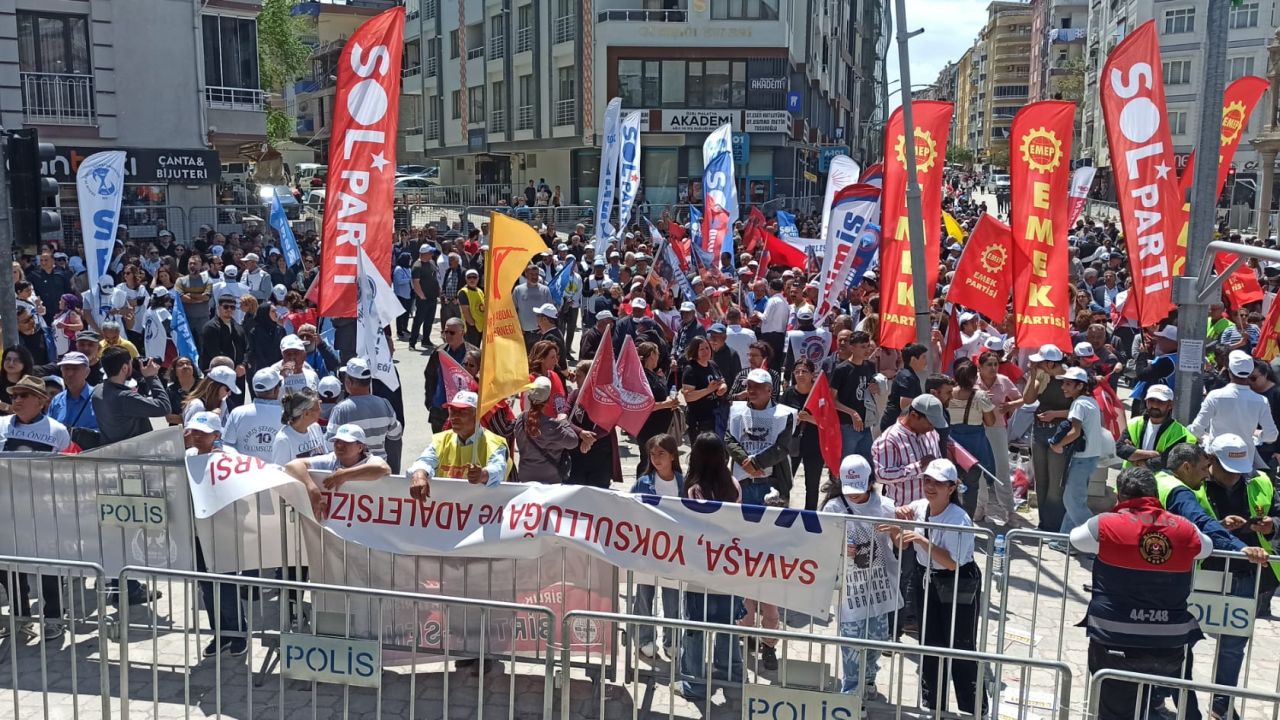 Malatya’da 1 Mayıs Coşkusu: Emekçiler Meydanlarda Buluştu