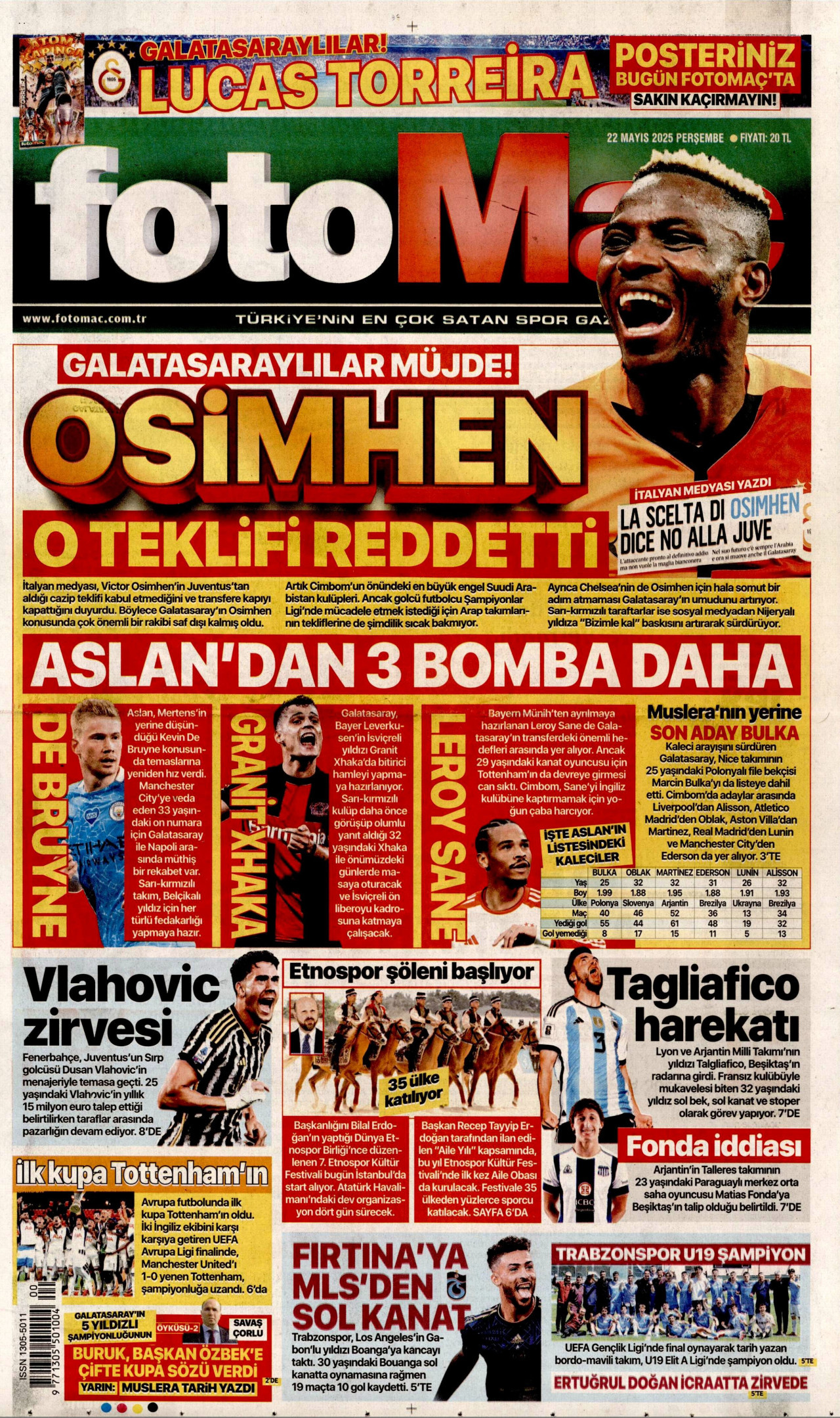 FOTOMAÇ Gazete Manşeti