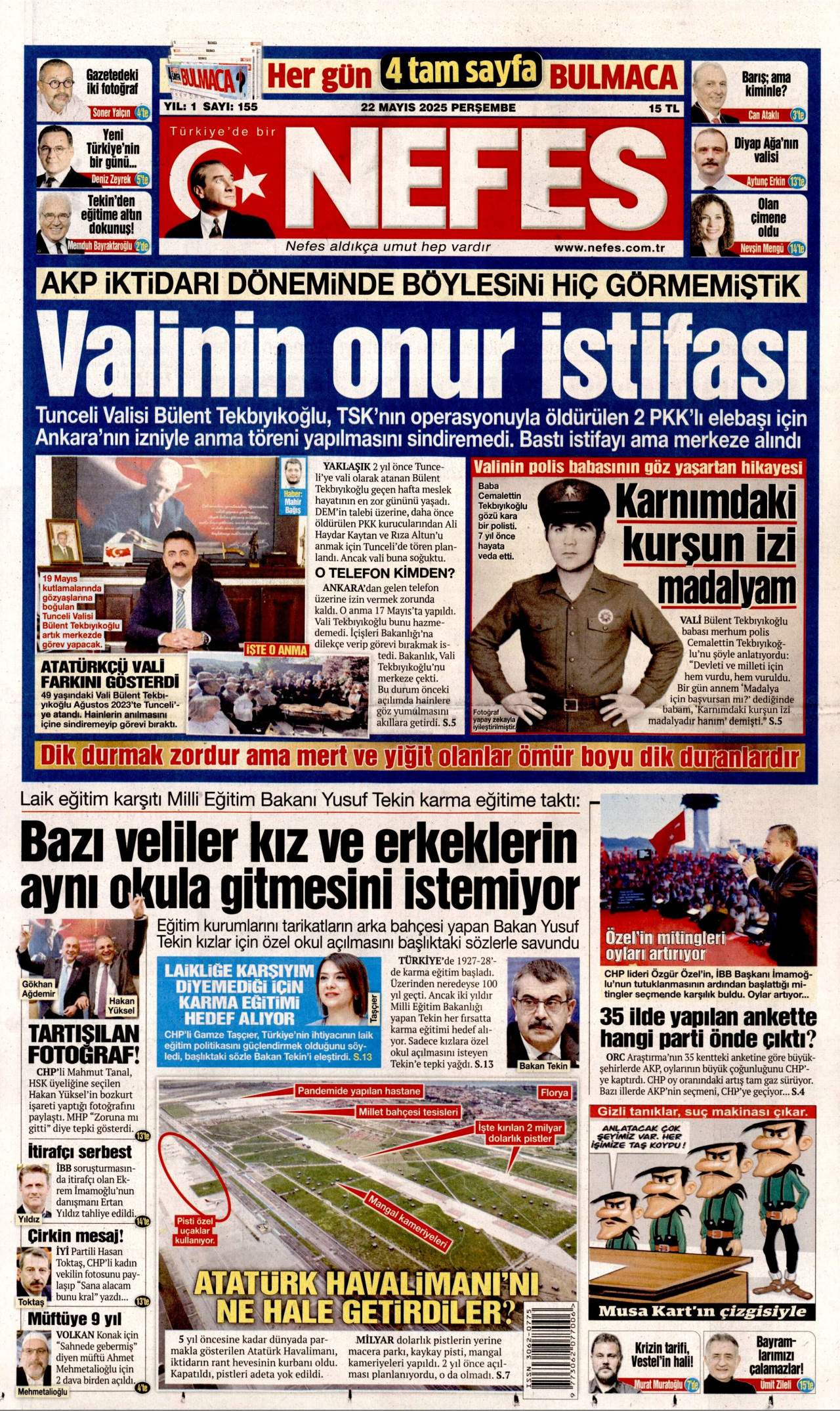 NEFES Gazete Manşeti