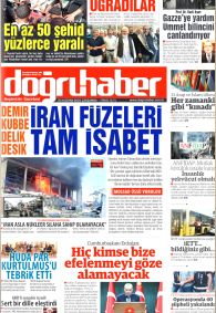 DOĞRU HABER Gazete Manşeti