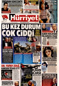 HÜRRİYET Gazete Manşeti