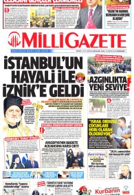 MİLLİ GAZETE Gazete Manşeti