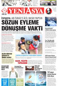 YENİ ASYA Gazete Manşeti