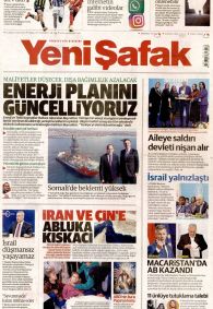 Yeni Şafak Gazetesi Gazete Manşeti